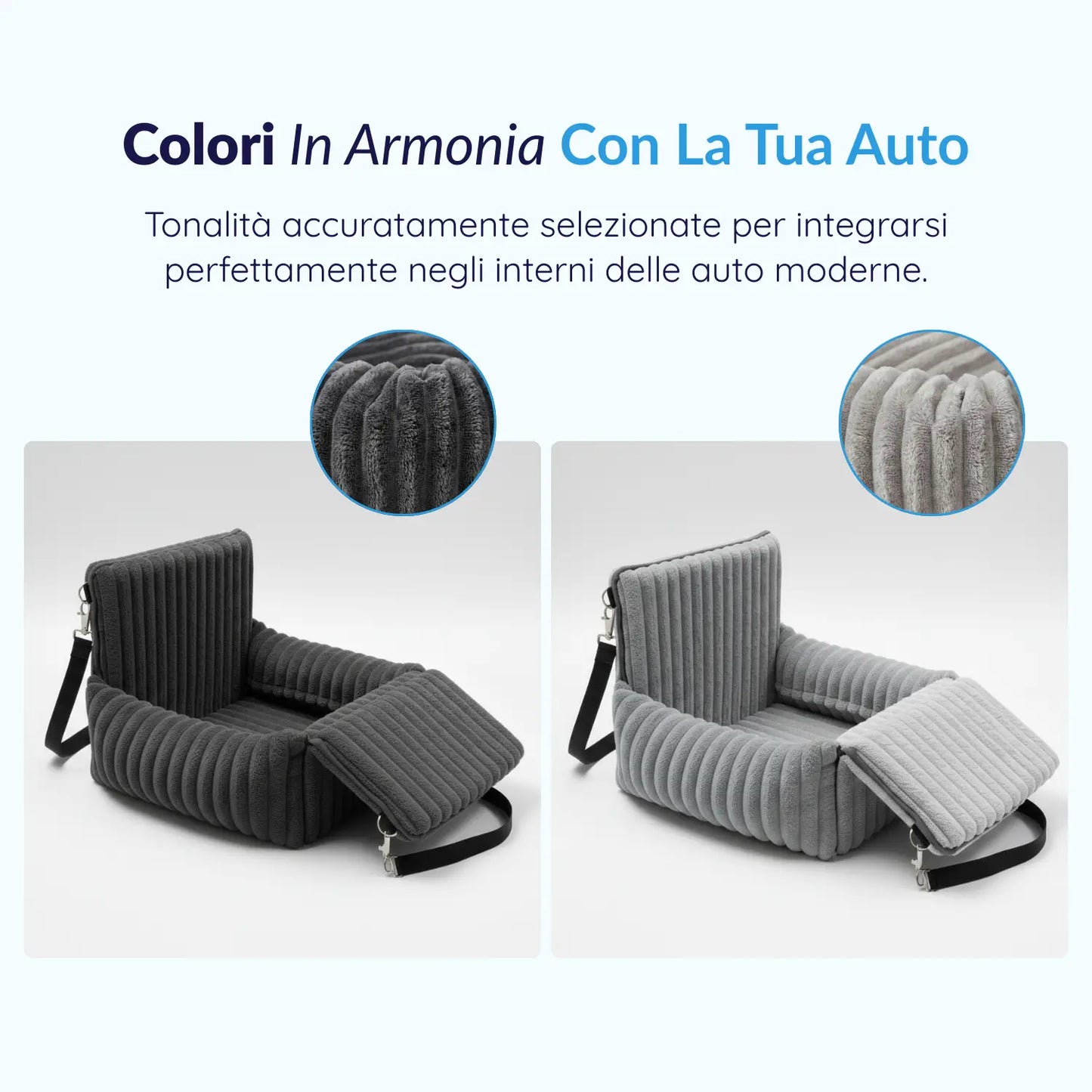 MrFluffyFriend™ - Seggiolino Auto per Cani Sicuro e Confortevole
