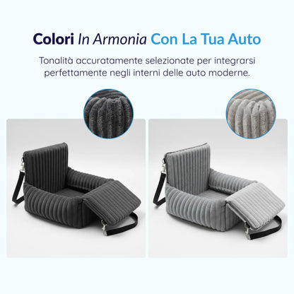 MrFluffyFriend™ - Seggiolino Auto per Cani Sicuro e Confortevole