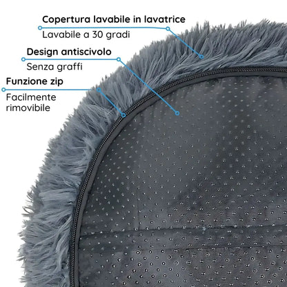 MrFluffyFriend™ - Cuccia Calmante Morbida per Cani