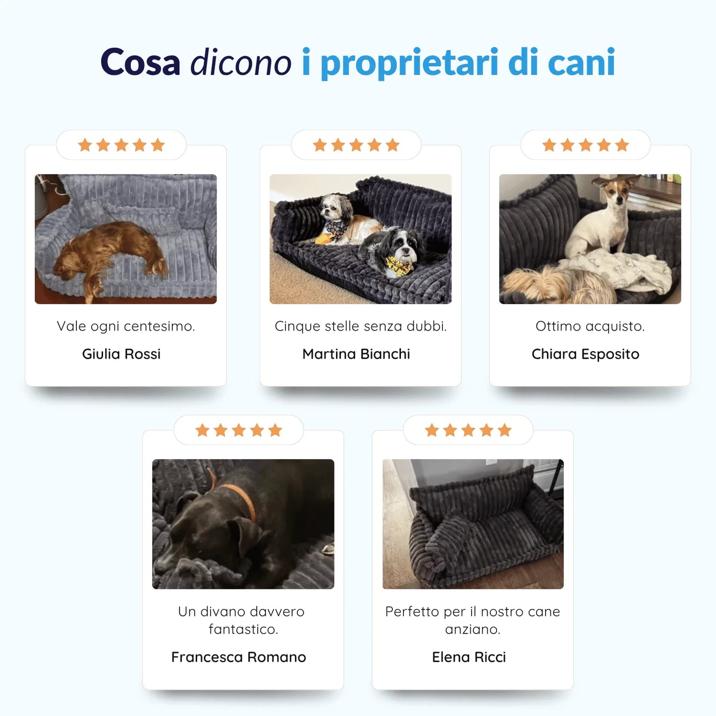 MrFluffyFriend™ - Divano Ortopedico Lavabile per Cani