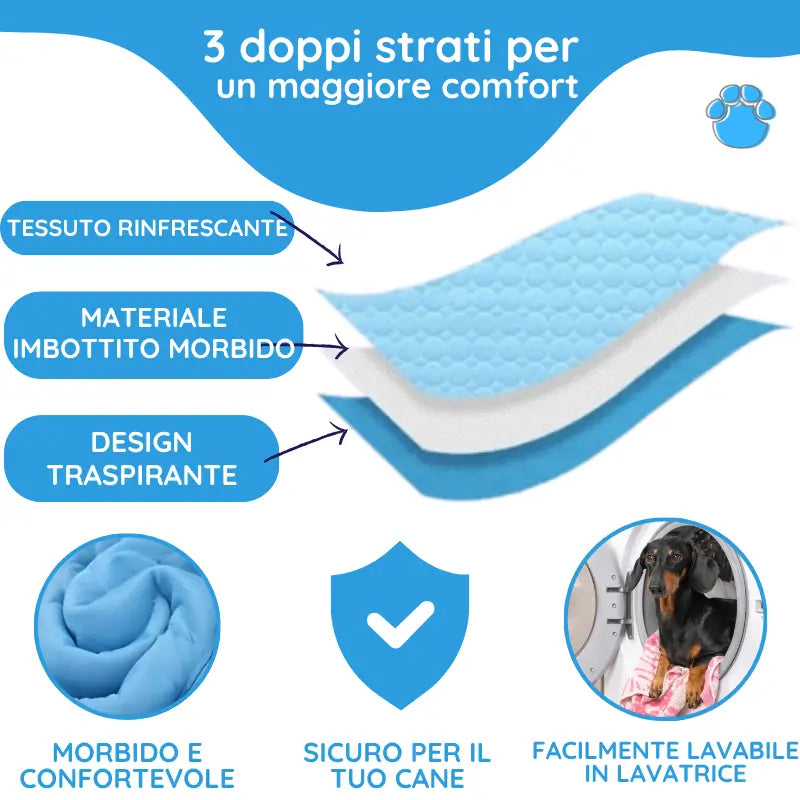 MrFluffyFriend™ - Tappetino Rinfrescante per Cani